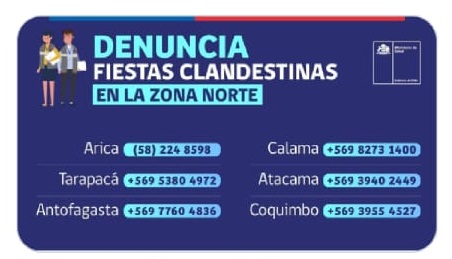 Calama cuenta con un n mero telef nico para denuncias fiestas